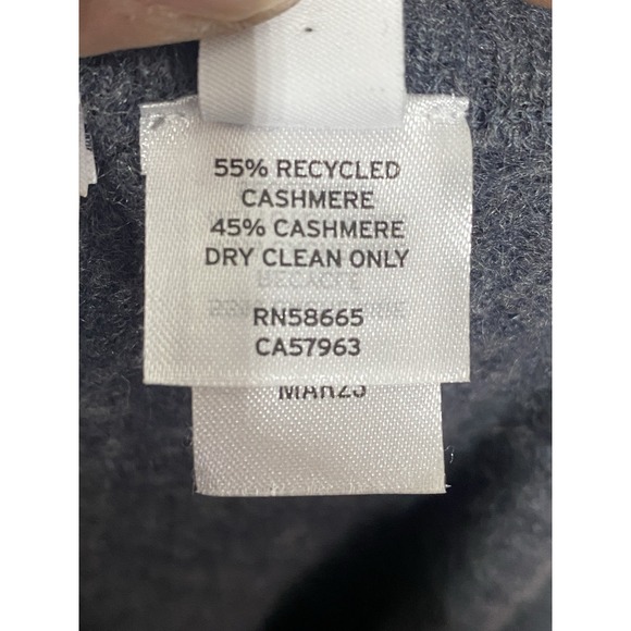 Nordstrom Wide-Leg Cashmere Gray Lounge Soft Drawstring Pants Women's Small - Picture 5 of 7